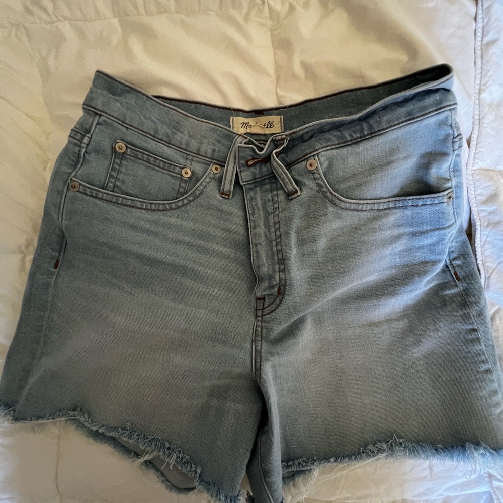 Madewell Light Blue Jean Shorts